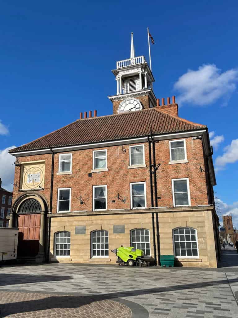 Stockton-on-Tees Town Hall - local landmark in the heart of Stockton
