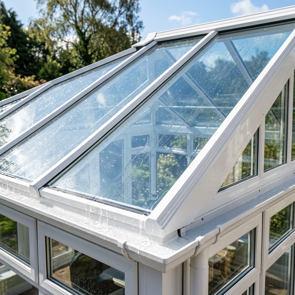 Surgically clear pristine conservatory roof in Eaglescliffe