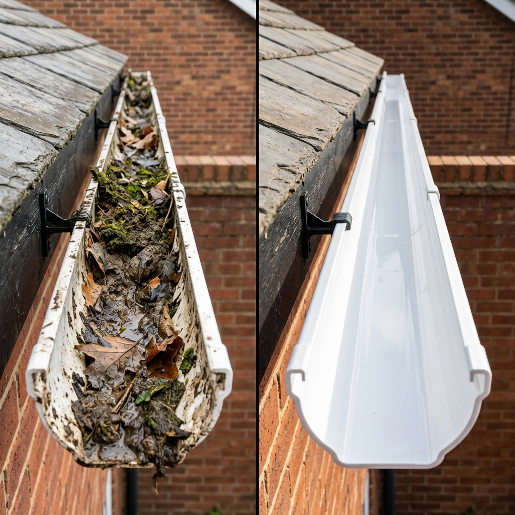 Internal Gutter Clearing