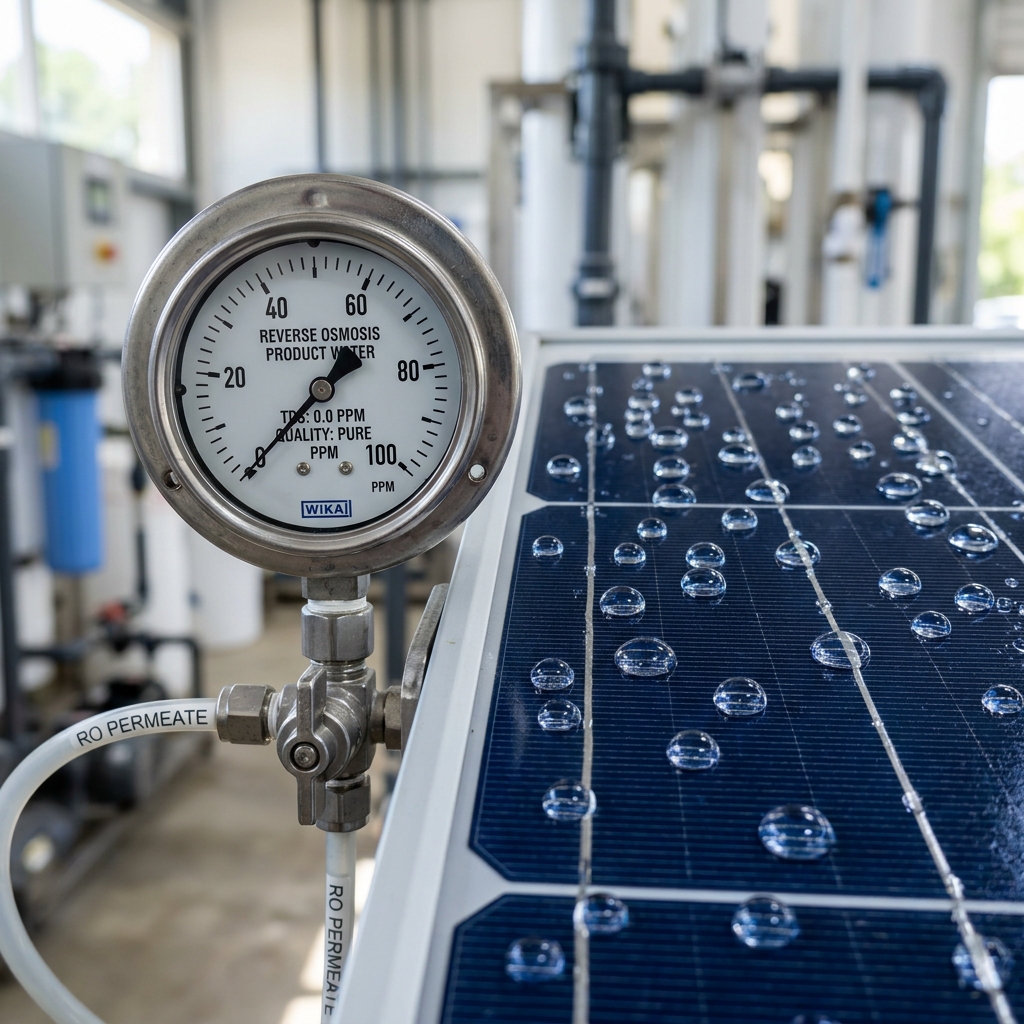 000 PPM pure water chemistry reverse osmosis setup