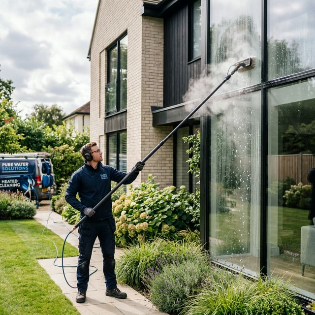 Heated Pure Water Window Cleaning